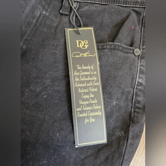 DG2 Diane Gilman New Classic Stretch Legacy Embellished Skinny Jeans Dragon Y2K - Picture 4 of 12